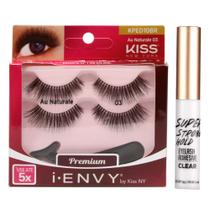 First Kiss I-Envy Pacote Duplo Kit - Cola para Cílios + Cílios Postiços First Kiss I-Envy Pacote Duplo Kit - Cola para Cílios + Cílios Postiços