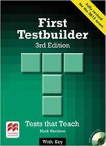 First testbuilder students book pack with key