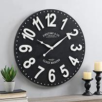 FirsTime & Co. 27" Sullivan Wall Clock, Preto, 10081