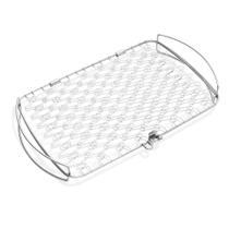 Fish Basket Weber Large Easy Open Packaging Silver