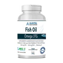 Fish Oil Omega 3 TG Alavital MEG3 200 Cápsulas