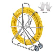 Fish Tape Fiberglass VEVOR 200m Duct Rodder Fishtape Wire Extrator