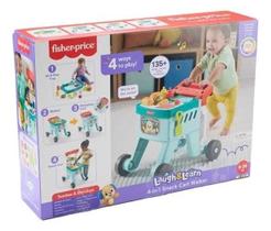 Fisher Price Andador Carro De Snacks 4 Em 1 Mattel Jgw95