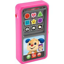 Fisher Price Aprender Brincar Smartphone 2 em 1 Deluxe Rosa - Mattel hnm82