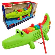 Fisher Price Brinquedo Infantil Tecladinho Xilofone Jacaré