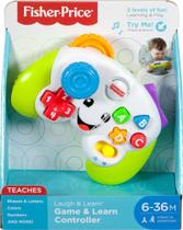 Fisher-Price, Controle Videogame Aprender e Brincar, Brinquedo para Bebês, A partir 6 meses Fisher-Price, Controle Videogame Aprender e Brincar, Brinquedo para Bebês, A partir 6 meses