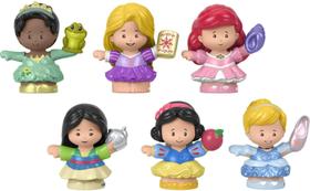 Fisher-Price Disney Princess Gift Set by Little People, 6 Figuras de Personagens para Crianças e Crianças Pré-Escolares De 1 a 5 Anos Exclusivo da Amazônia