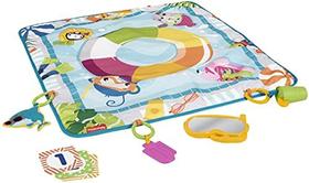 Fisher-Price, FisherPrice Dive Right in Activity Mat PoolThemed playmat com 4 brinquedos para bebê recém-nascido, multicolorido