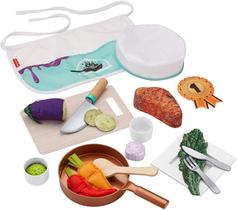 Fisher-Price Head Chef Set, fingir jogo de cozinha para crianças pré-escolares com 3 anos ou mais