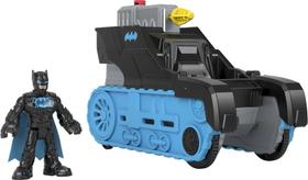 Fisher-Price Imaginext DC Super Friends Bat-Tech Tank, veículo push-along com figura do Batman para crianças pré-escolares de 3 a 8 anos