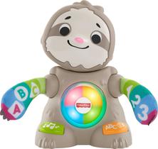 Fisher-Price Linkimals Smooth Moves Sloth - Brinquedo Educacional Interativo com Música, Luzes e Movimento para Crianças 9 Meses e Up
