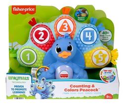 Fisher-Price Linkmals Pavão Penas Coloridas - HNN77