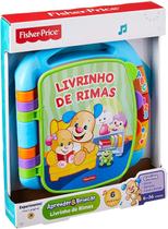 Fisher Price Livro De Rimas Aprender E Brincar Em Português - Mattel