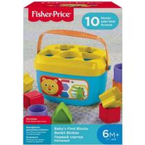 Fisher Price os Primeiros Blocos do Bebe 10 Peças Mattel FFC84