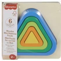 Fisher price - quebra cabeça de madeira do arco iris - Mattel Fisher price - quebra cabeça de madeira do arco iris - Mattel