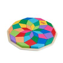 Fisher-Price Quebra-Cabeça Geométrico Mandala - Mattel Fisher-Price Quebra-Cabeça Geométrico Mandala - Mattel