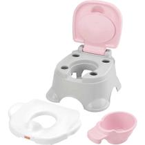 Fisher Price Troninho Básico 3 em 1 Rosa Mattel HGW36