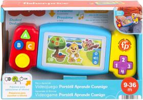 Fisher Price Videogame Portátil Aprenda Comigo Mattel HNH13