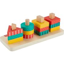 FISHER-PRICE Wood Classificador de Formas com 13 Peças em Madeira FSC