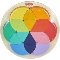 Fisher Price Wood QUEBRA-CABEÇA Círculo Core 18 Peças Educativo em Madeira