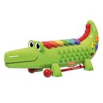 Fisher Price Xilofone Piano musical Jacare / Crocodilo Fun Fisher Price Xilofone Piano musical Jacare / Crocodilo Fun
