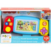 FisherPrice Aprender e Brincar Brinquedo para Bebês Videogame Portátil Aprende Comigo Mattel HNH13
