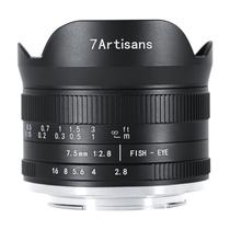 Fisheye Lens 7artisans 7,5 mm f2.8 Mark II com foco manual para Sony