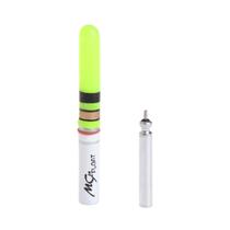 Fishing Float Light Stick Verde Vermelho Luminoso Noite Atraente Atraente - Verde