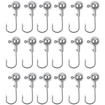 Fishing Jig Hooks Shaddock Round Head, 20 unidades para truta robala Fishing Jig Hooks Shaddock Round Head, 20 unidades para truta robala