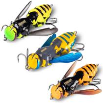 Fishing Lures Kingdom Wasp-Style Top Water Crawler, 3 unidades Fishing Lures Kingdom Wasp-Style Top Water Crawler, 3 unidades