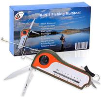 Fishing Multitool Swiss Ascent 10 em 1 com removedor de ganchos e muito mais