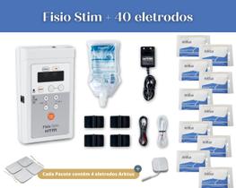 Fisio Stim HTM + 10 Pacotes de Eletrodo 5x5 cm Autoadesivo Arktus - Ibramed