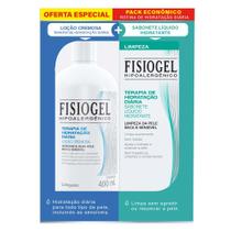 Fisiogel Kit Loção Cremosa + Sabonete Líquido