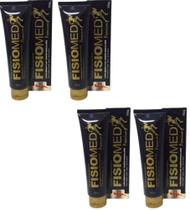 FISIOMED POMADA GEL PARA MASSAGEM 150gr - DEMAZON KIT 4 UND.