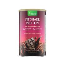 Fit Shake Protein, Shake Proteico, Proteínas, Colágeno Hidrolisado e Cromo, Substituto de Refeições, Denavita