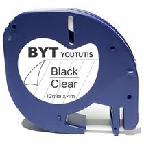 Fita 12267 Compatível P/ DYMO Letratag Plastica 12mm Incolor Fita 12267 Compatível P/ DYMO Letratag Plastica 12mm Incolor