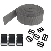 Fita 25mm 10m + 10 Fecho + 10 Reguladores Fita 25mm 10m + 10 Fecho + 10 Reguladores
