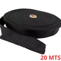 Fita 30mm Cadarço Preto 20 Metro