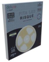 Fita a led 2835 c/ 240 leds linha risque 20w/m av ip20 12v