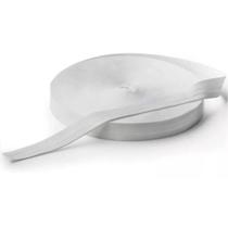 Fita Acetinada p/ Sublimação Alvejada p/ Crachá e Medalhas - 50 metros Fita Acetinada p/ Sublimação Alvejada p/ Crachá e Medalhas - 50 metros