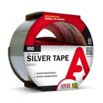 Fita Adere Adesiva Silver Tape Cinza 25mm 50m Fita Adere Adesiva Silver Tape Cinza 25mm 50m