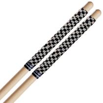 Fita Aderente para Baqueta Promark Stick Rapp SRCW Xadrez para 2 Pares de Baqueta Qualquer Marca (02 Fita Aderente para Baqueta Promark Stick Rapp SRCW Xadrez para 2 Pares de Baqueta Qualquer Marca (02