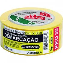 Fita Ades Demarcacao Adelbr Amarelo 48Mmx30M Fita Ades Demarcacao Adelbr Amarelo 48Mmx30M