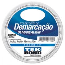 Fita Ades Demarcacao Tekbond Branco 48Mmx15M Fita Ades Demarcacao Tekbond Branco 48Mmx15M
