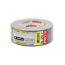 Fita Adesiv Silver Cinza Ade.48X50