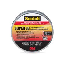 Fita adesiva 3M Super 88 Vinil Elétrica 19mm x 20m Preta