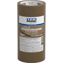 Fita Adesiva, 48 mm x 40 m, Marrom, Embalagem com 4 Rolos, 66254430969 Tekbond OstenVonder