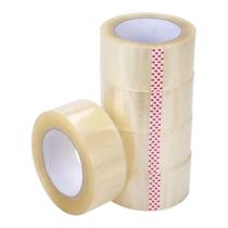 Fita Adesiva 48mm X 100 metros Transparente Durex Largo - Pack com 4 Fitas