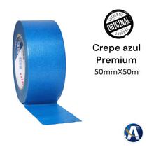 Fita Adesiva 6075 Crepe Azul 50mmX50m - Eurocel