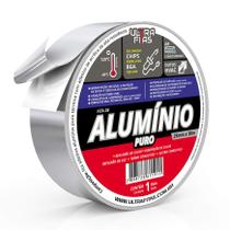 Fita Adesiva Aluminio Ar Condicionado Resistente Temperatura 30m Ultra Fitas